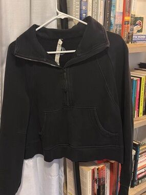 lululemon athletica Black Half-Zip Pullover Jacket